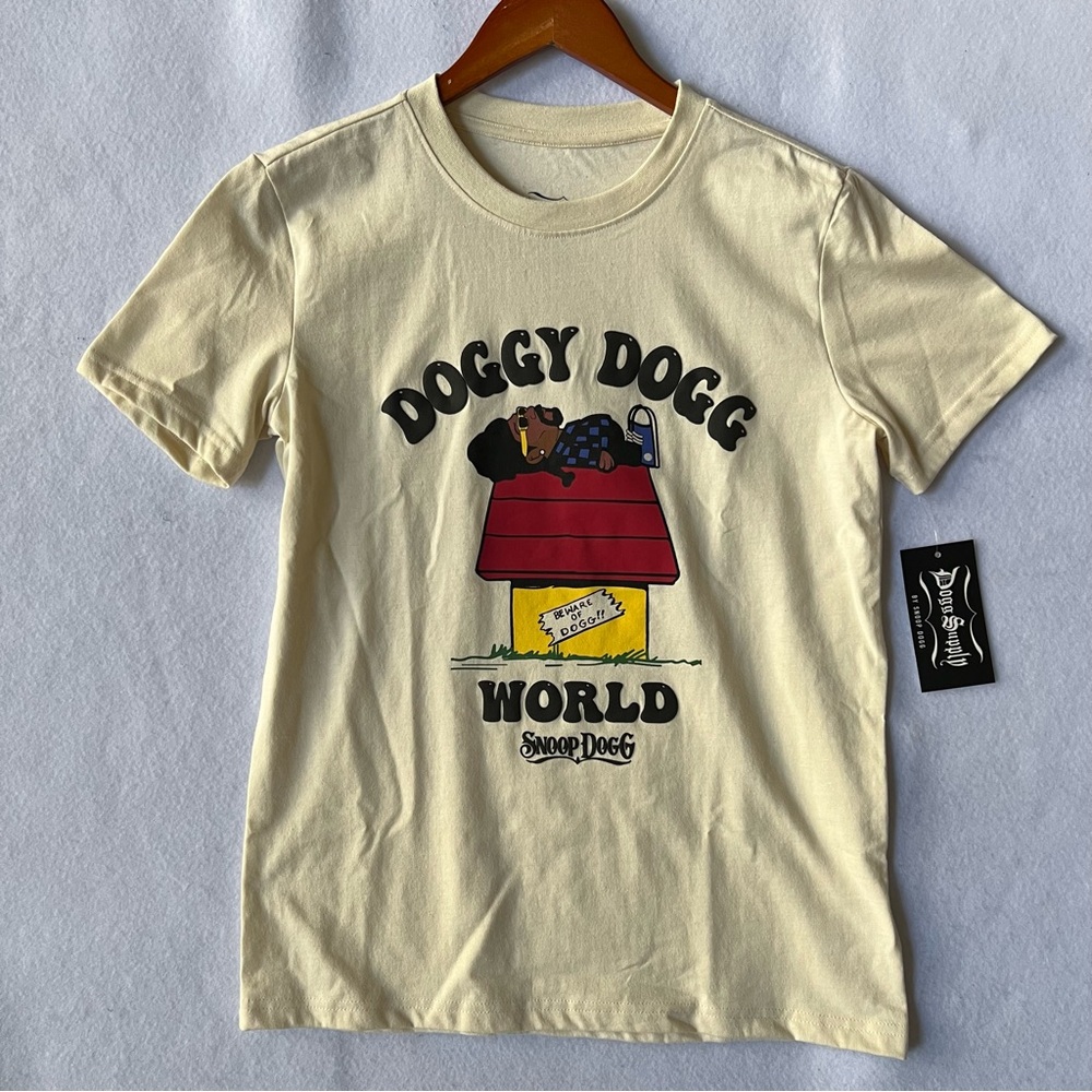 Doggy Dogg World Cream T-Shirt - Picture 2 of 6